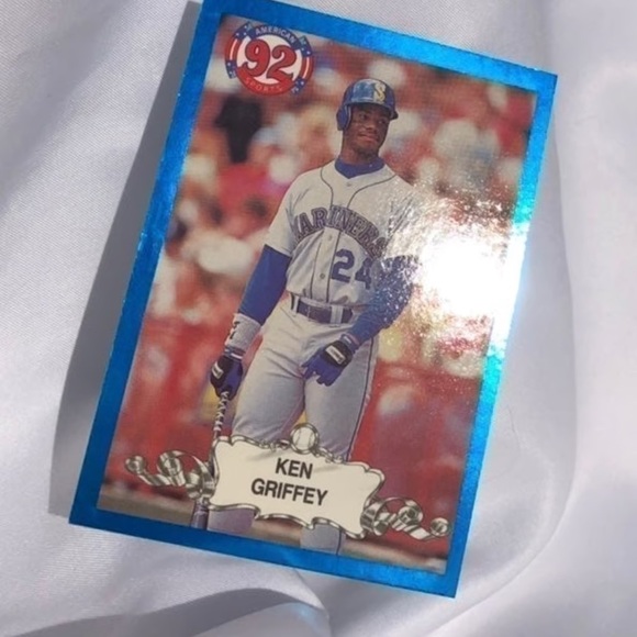 1992 American sports Ken Griffey Jr Card Limited edition Open to offers - Picture 4 of 8